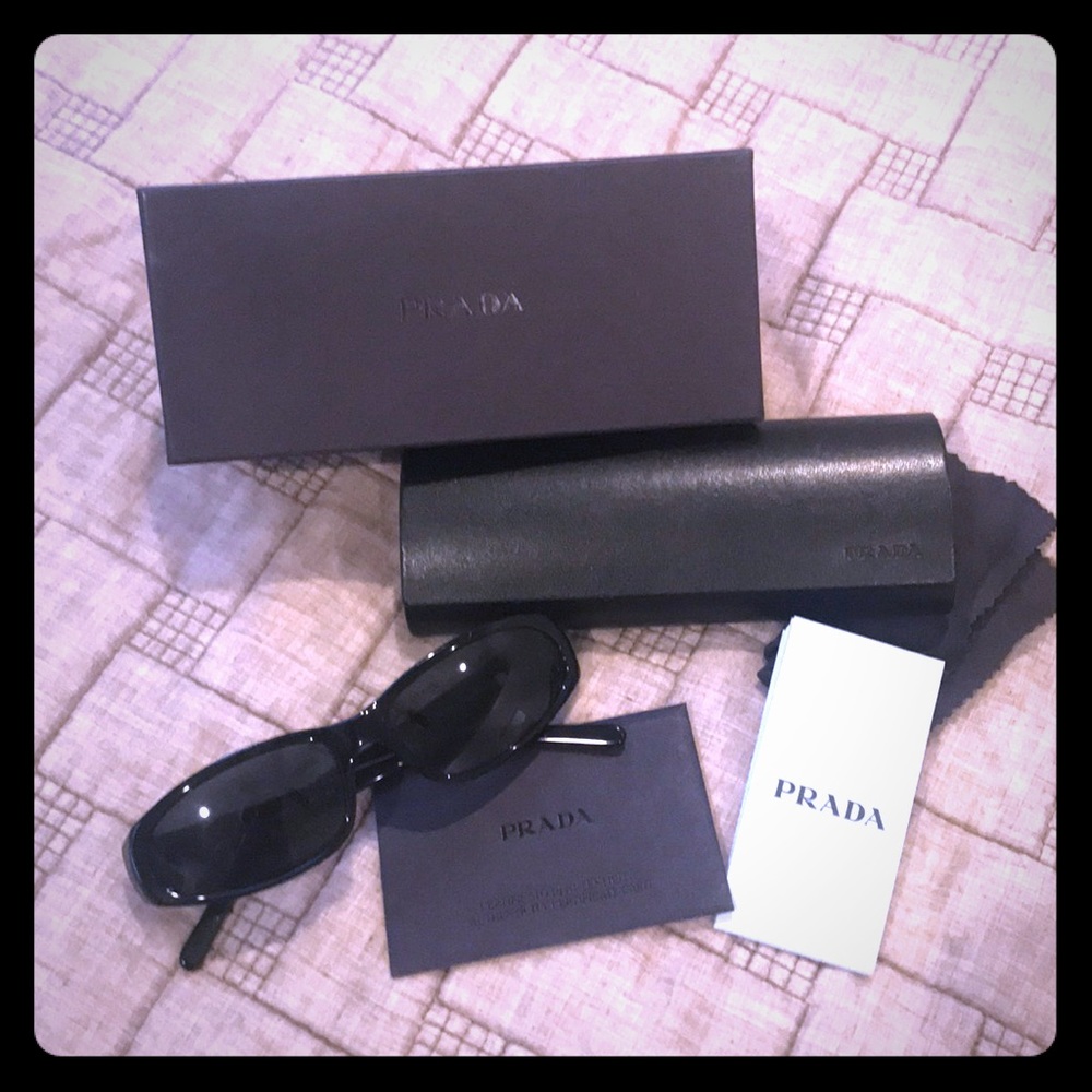 Authentic Black Prada Sunglass